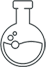 An illustration of a flask